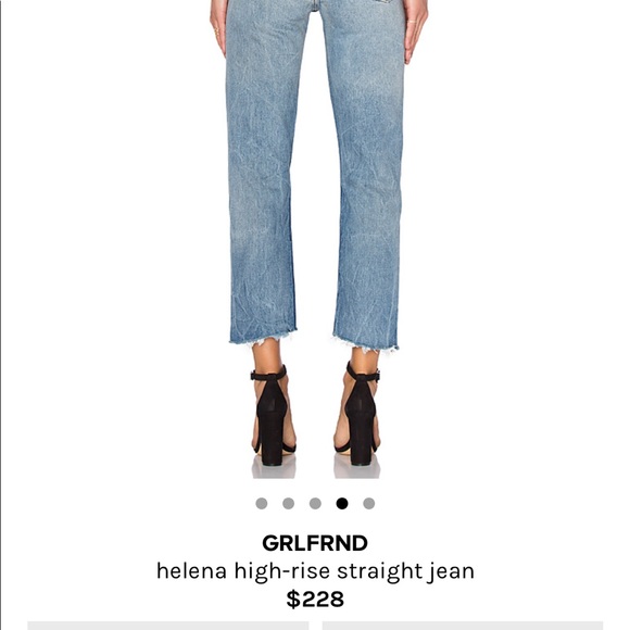 Helena High-Rise Straight Jean GRLFRND - Picture 4 of 8